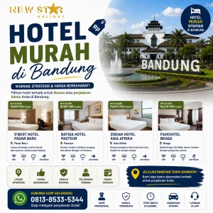Cadangan hotel murah di Bandung yang selesa dan sesuai untuk pelancong Malaysia.