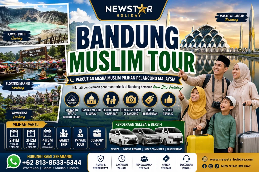 Bandung Muslim Tour bersama New Star Holiday