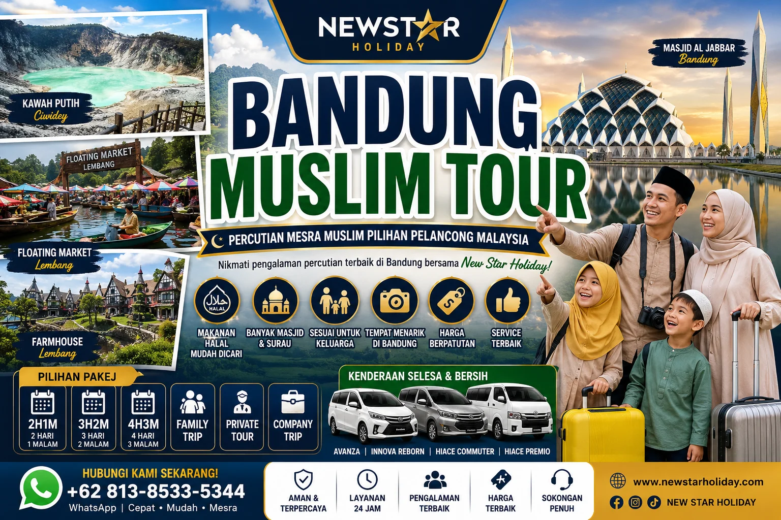 Bandung Muslim Tour Untuk Pelancong Malaysia