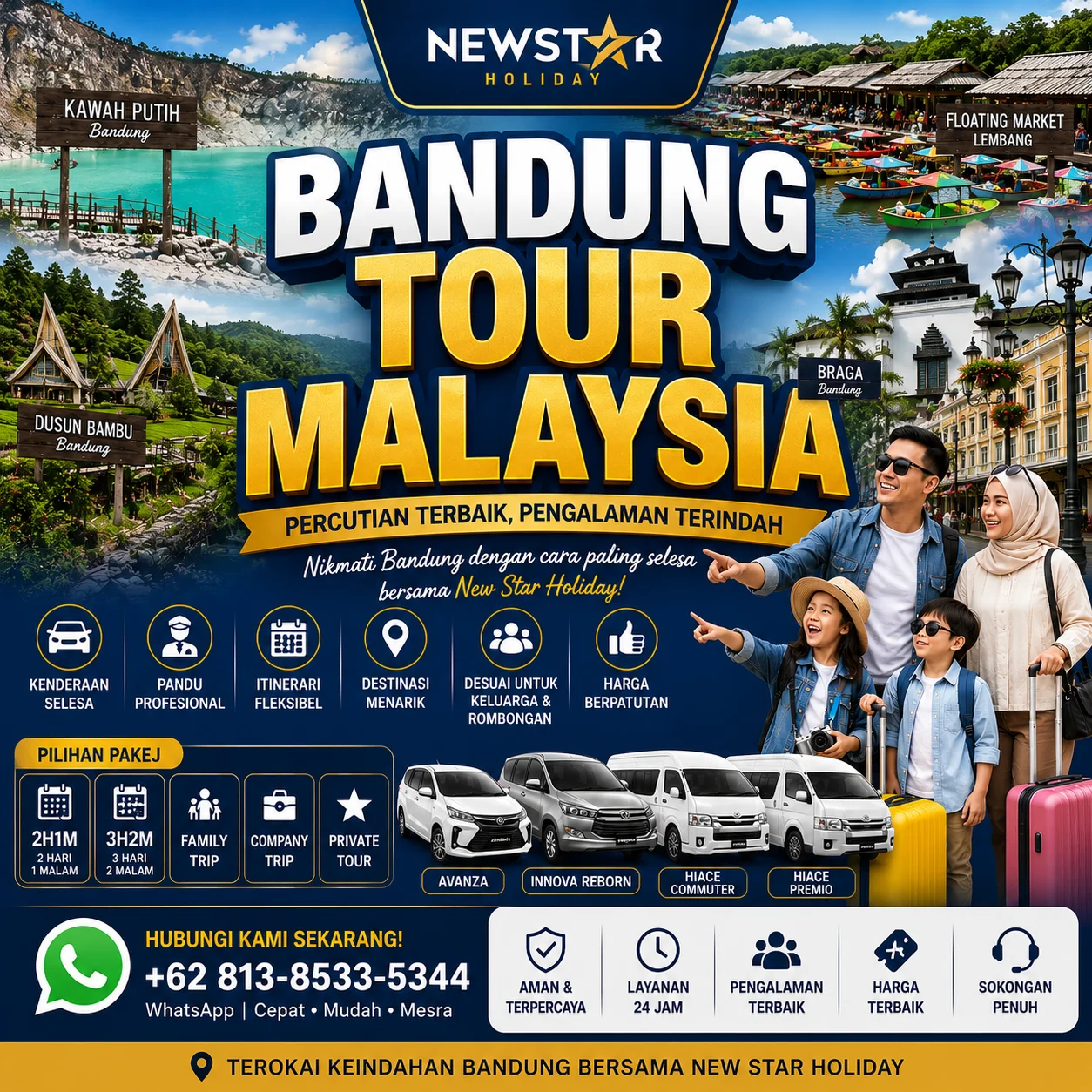 Bandung Tour Malaysia Bersama New Star Holiday