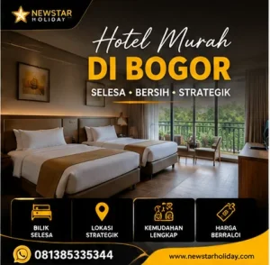Hotel murah di Bogor dengan lokasi strategik dekat tempat wisata popular