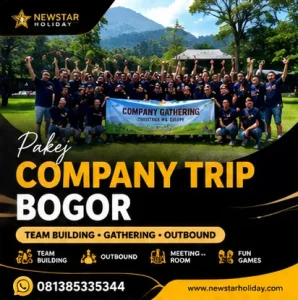 Pakej Company Trip Bogor untuk gathering syarikat dan aktiviti team building di Puncak Bogor