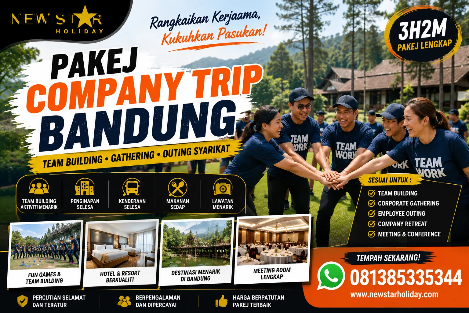  pakej Company Trip Bandung