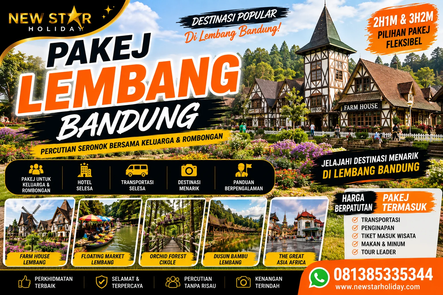 Pemandangan Indah Lembang Bandung