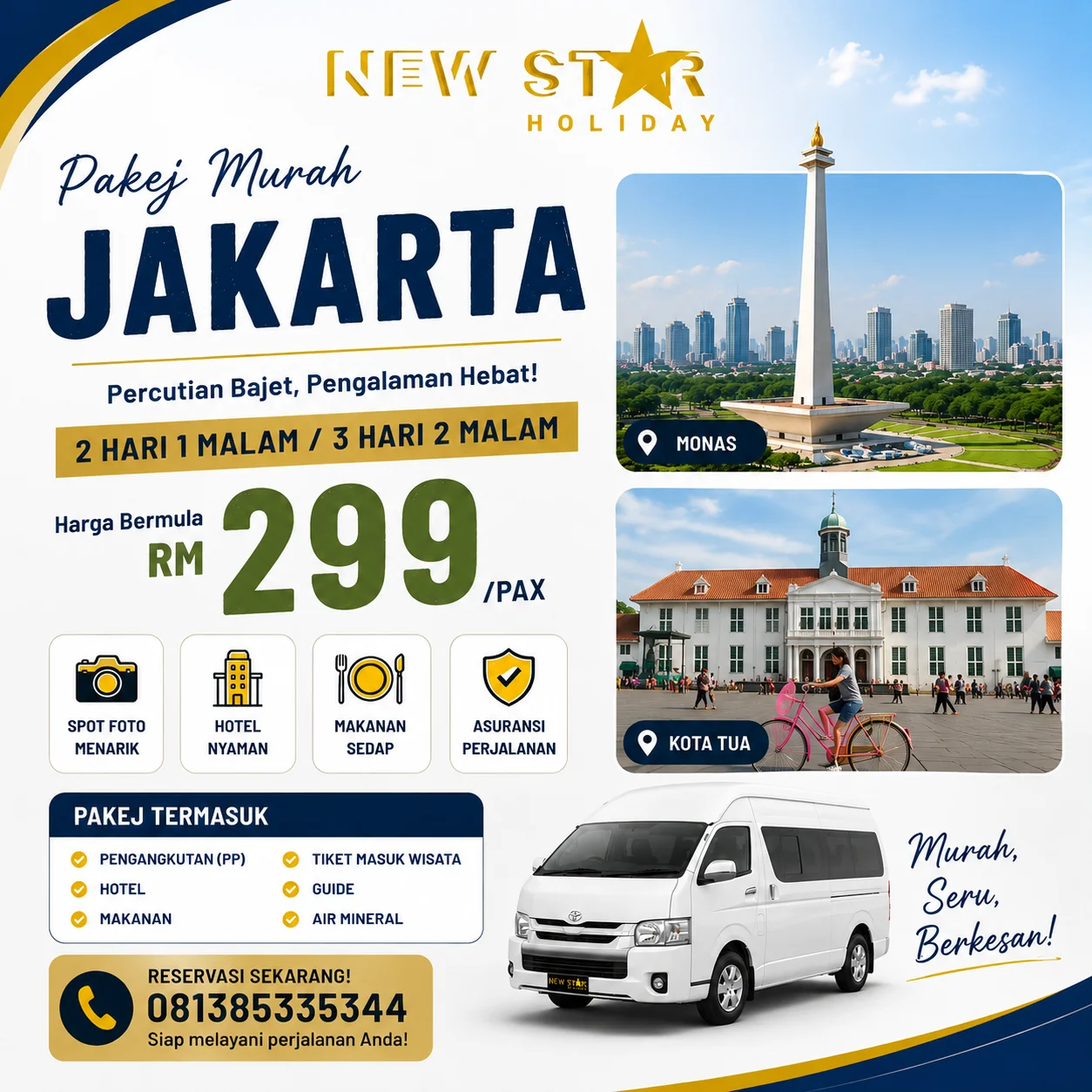 Pakej Murah Jakarta Percutian Terbaik
