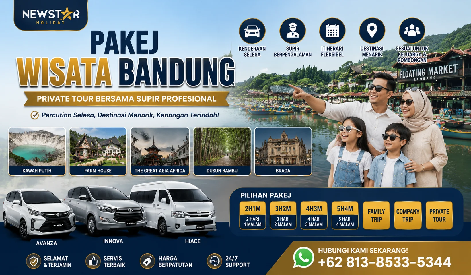 Pakej Tour Bandung Untuk Pelancong Malaysia