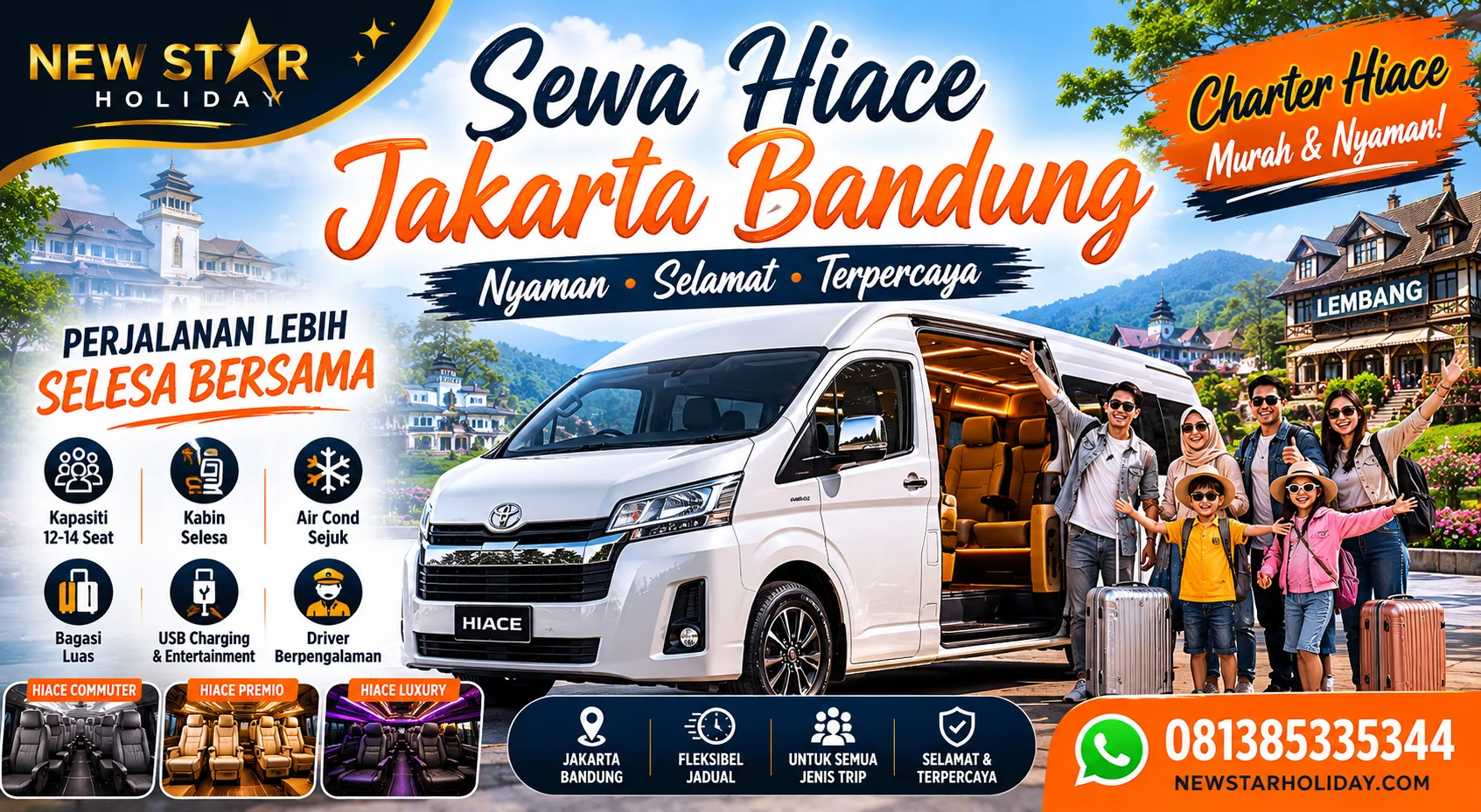 Sewa Hiace Jakarta Bandung