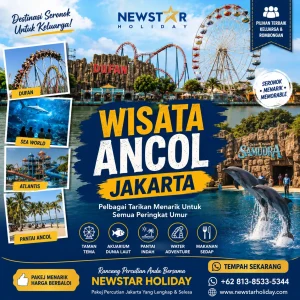 Wisata Ancol Jakarta dengan Dufan, Sea World dan Pantai Ancol untuk percutian keluarga